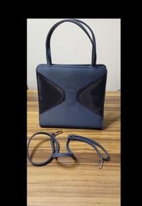 Navy handbag