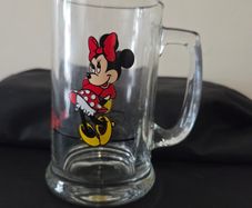 Disneyland Paris Minnie Mouse Glass Tankard