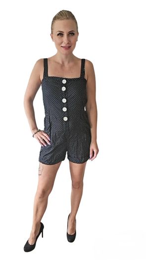 Dotted jumpsuit size 10
