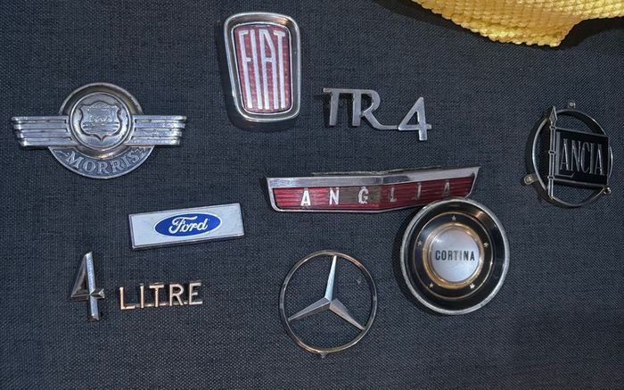 9 different car badges from the 1960s upwards see photos 25 each or will do a deal for the lot