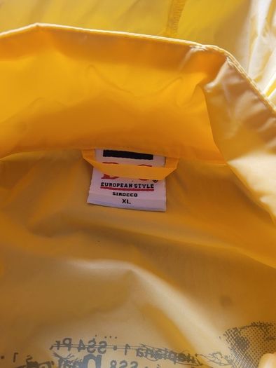 WRC Rally RallyRACC Jacket Yellow Windbreaker Raincoat Mens Size XL