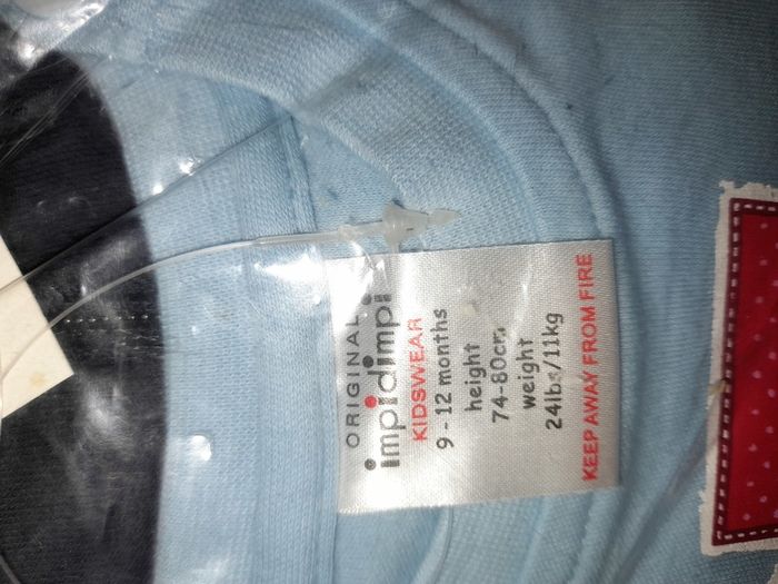 Baby girl tops x2, 9-12 months