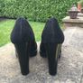 Calvin Klein Ladies Black High Heel Court Shoe Image 6