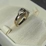 9ct Gold and Diamond Ladies Ring - Size 7/N Image 6