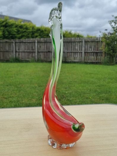 Venetian glass figurine of a rooster