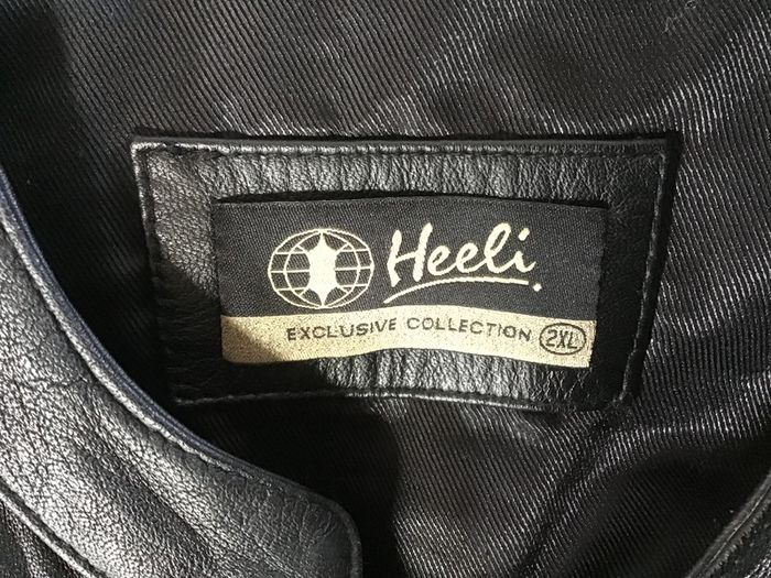 Heeli mens genuine leather jacket