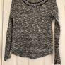 Charcoal embellished Top BNWT Image 4