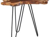 Coffee Table 70x45 cm Solid Teak Wood and Polyresin