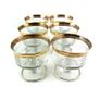 Mid century Murano Medici Champagne glasse Image 4