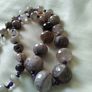 "All that Glisters" Precious Stone Necklace.(Handmade in Ireland) Image 5