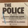 THE POLICE + U2  Rare Original Programme + Ticket Gateshead 1982 Image 7