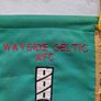 Soccer Fans Wayside Celtic A.f.c Golden Ball Kilternan  This Is A Large Vintage Wayside Soccer Football Embroidered Pennant Image 2