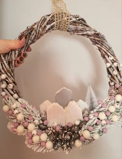 Handcrafted Christmas wreaths