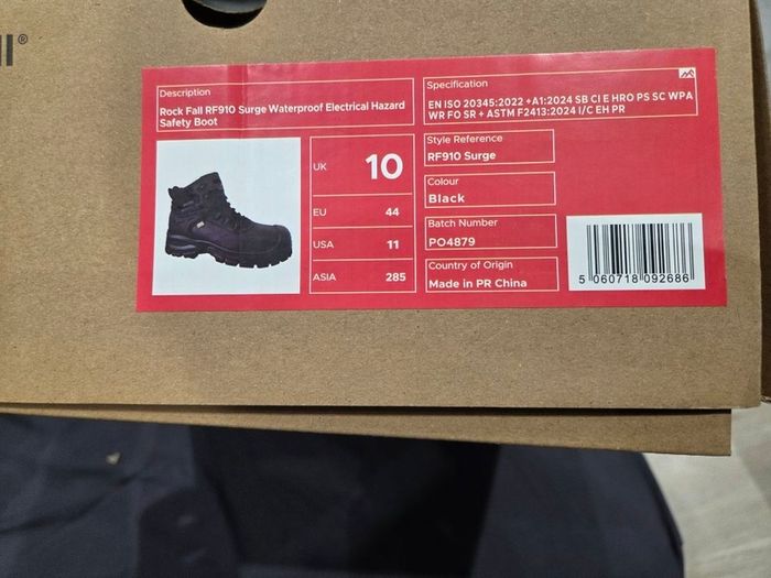 Safety boots size 10