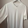 White V Neck Basic T Shirt Top Size 10! Image 2