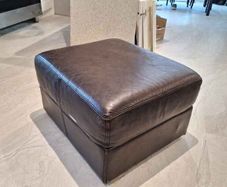 Leather Pouffe Couch