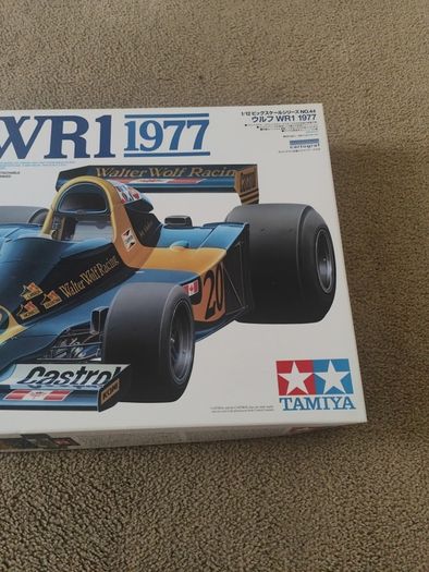 Tamiya 1/12 Wolf WR1.1977 Formula 1. Jody Scheckter. 12044