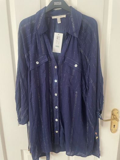Ladies River Island Beach Shirt Size Small