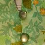 Vintage 70s John Bentley Irish Designer green chiffon Party dress size 6 or 8 Image 4