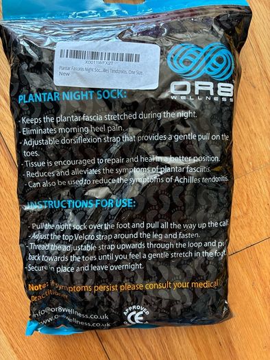 Night socks for Achilles tendonitis or plantar fasciitis