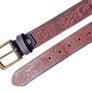 Premium Embossed Genuine Leather Belt Stylish Vintage Designer Belt Durable Formal & Casual Waist Belt Image 2