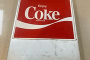 Coca Cola salesman order pad holder Metal