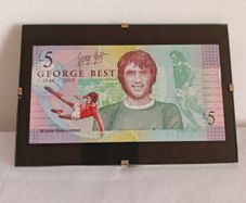 Ulster Bank George Best Note 2006 Framed
