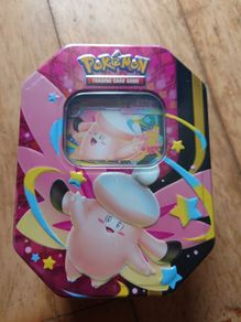 Pokemon Mega Clefable TCG tin box
