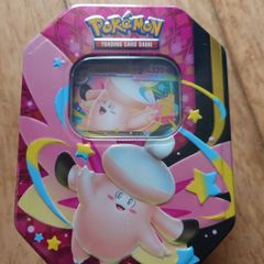 Pokemon Mega Clefable TCG tin box