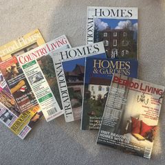 Bundle of 7 Vintage Home & Interior Design Magazines (1989-2000)