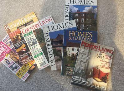 Bundle of 7 Vintage Home & Interior Design Magazines (1989-2000)