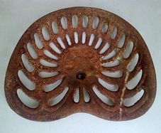 Cast iron machine tractor seat Wexford Engineering WE