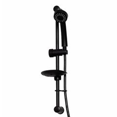 Slide Rail Shower Kit Matt Black