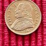 Vatican 1869 10 Lire Gold Coin Papal State Rare Low Mintage 5944 Mintage Image 3
