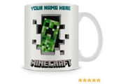 personalised minecraft logo mug with your name