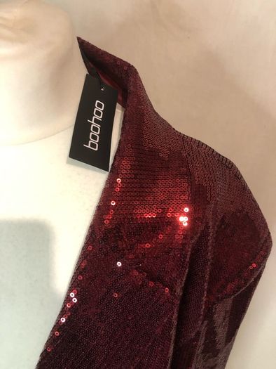 NEW Boohoo sequinned blazer dress (20)