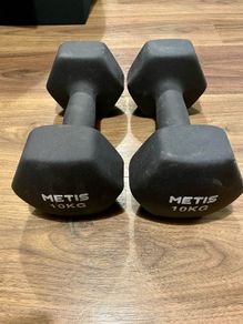 10kg Hex Dumbbells