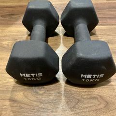 10kg Hex Dumbbells