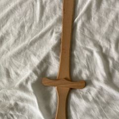 Wooden toy knight's weapons