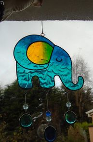 Hanging ornament, Home decor, Elephant ornament.