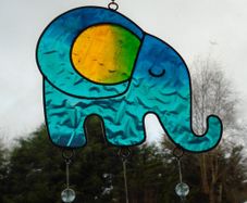 Hanging ornament, Home decor, Elephant ornament.