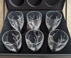 John Rocha "Signature" Red Wine Glasses x 6.