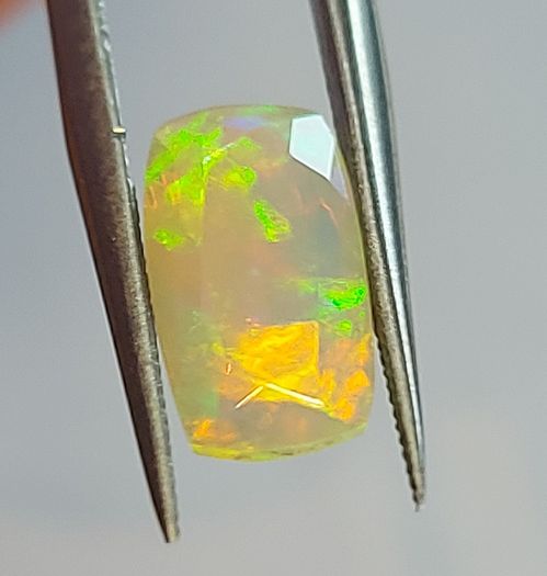 Faceted Ethiopian opal 1.19 ct
