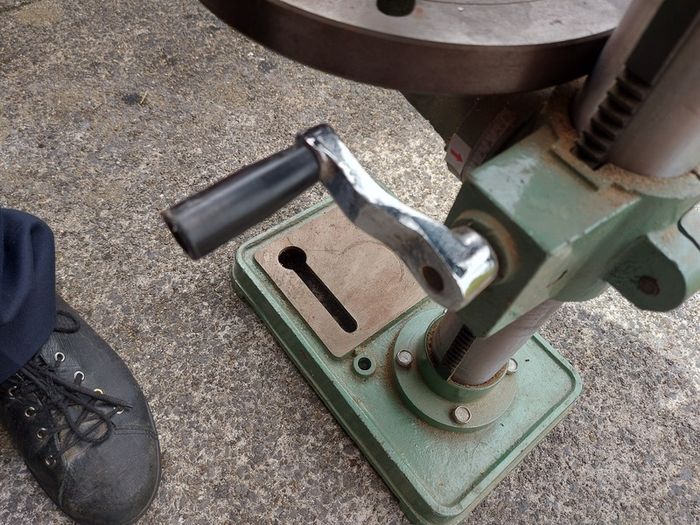 Table Top Bruder Mannesmann Werkzeuge Saulenbohrmaschine, In As New Condition, Works Great, Very Heavy