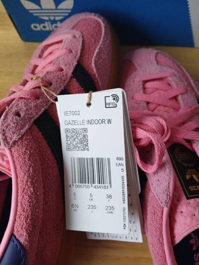 Adidas Gazelle Indoor W Bliss Pink - UK 5 / EU 38 - Brand New in Box