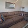 Taupe Large Reclining Cornor Sofa - 5 Piece with Drinks Holder & Storage Image 2
