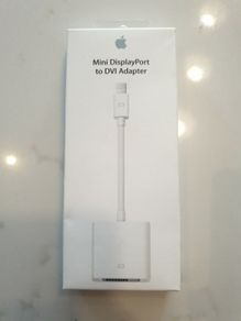 Apple genuine Mini DisplayPort to DVI Adapter