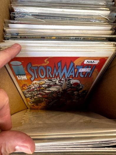 Image & Top Cow Long Comic Box w 320 comics for Sale