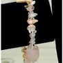Vintage Two Strand Natural Rose Quartz Necklace & Bracelet Image 2