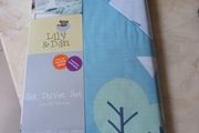 Lily &amp; Dan Cot Duvet  Set.   B.N.W.T  S. 120cm x 150cm.